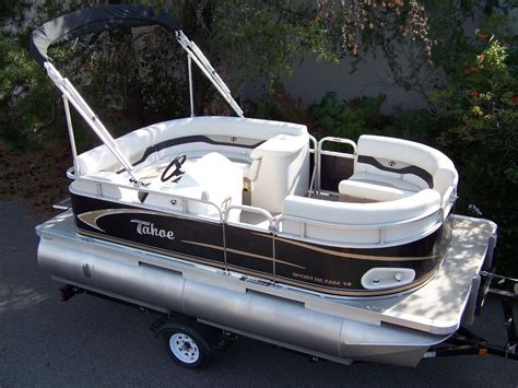 New 14 Ft High End Pontoon Boat With 9.9 4 Stroke 2014 for sale for