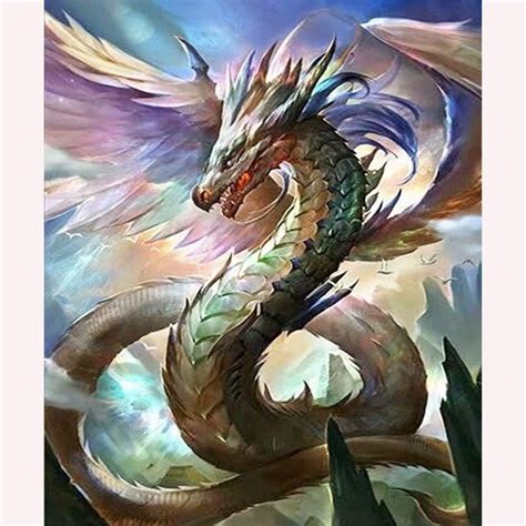 Acrylic Dragon Painting Easy Canvas Broseph