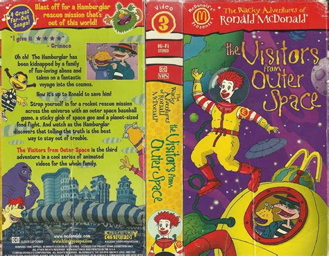 August 21, 2020 2 min read. Ronald McDonald: Visitors from Outer Space DVD/video cover ...