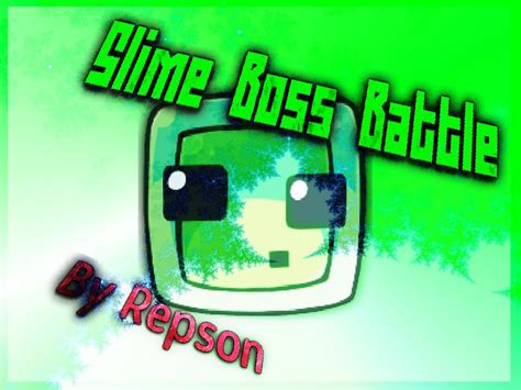 Slime Boss Battle 1 Player Minigame Minecraft Project
