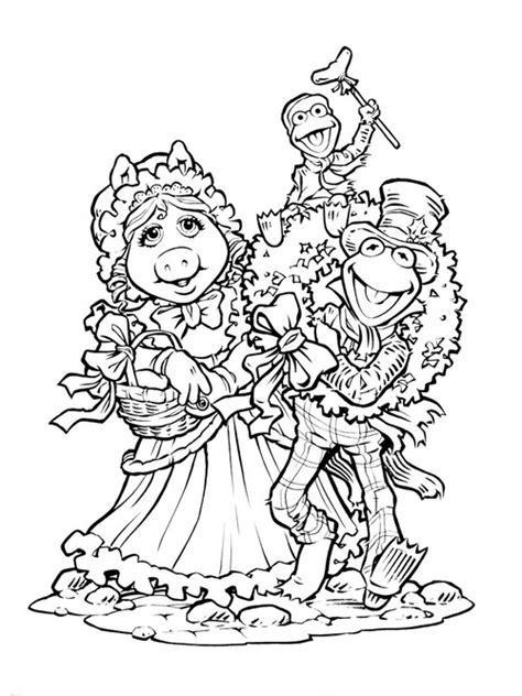 Muppets Christmas Carol Coloring Pages Coloring Pages