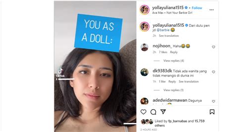 cantik banget yolla yuliana iseng main hp dan ngarep jadi tokoh ini netizen suka banget lihatnya