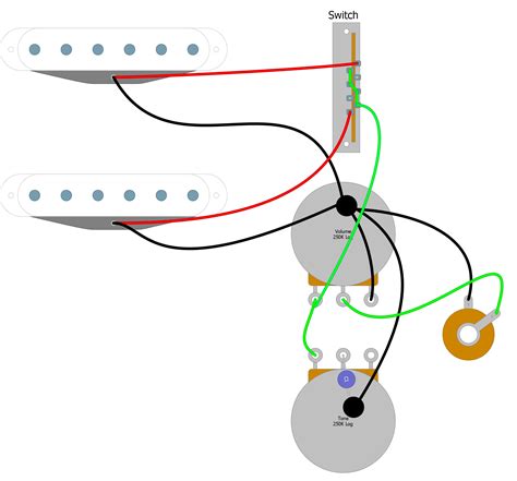 2 Pickup Guitar Wiring Diagram Humbucker Soup