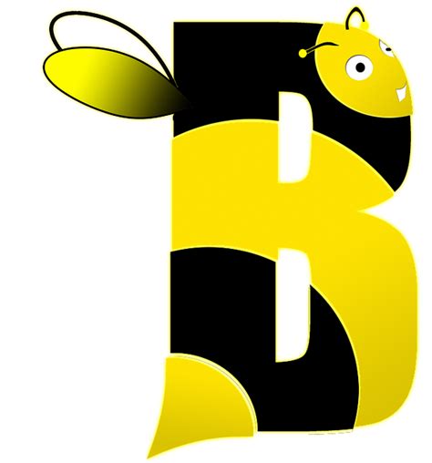 Bee Letter B · Free Image On Pixabay