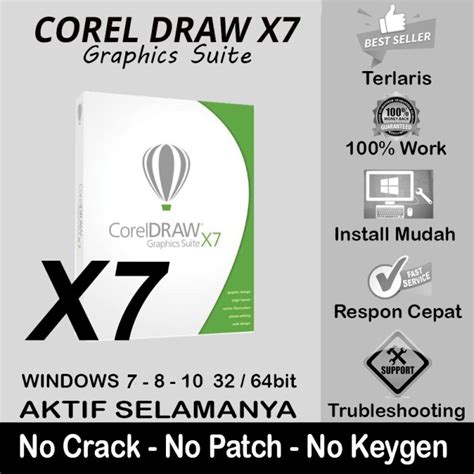 Jual Ready Corel Draw X7 Full Version Windows 7810 3264bit