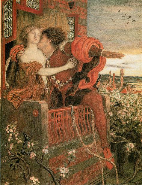 Romeo And Juliet Painting By Ford Madox Brown