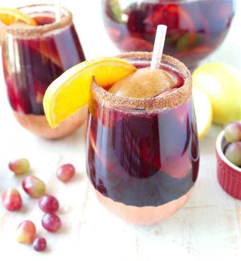 Red Wine Sangria Recipe With Grilled Fruit
