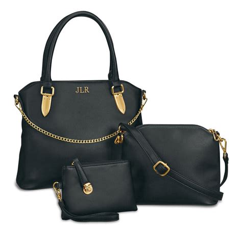 The Sedona Black Handbag Set