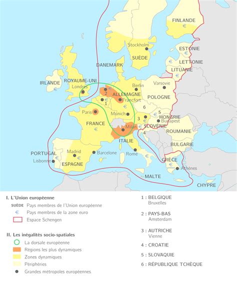 Les Territoires De L Union Europ Enne S Carte Bilan G Ographie