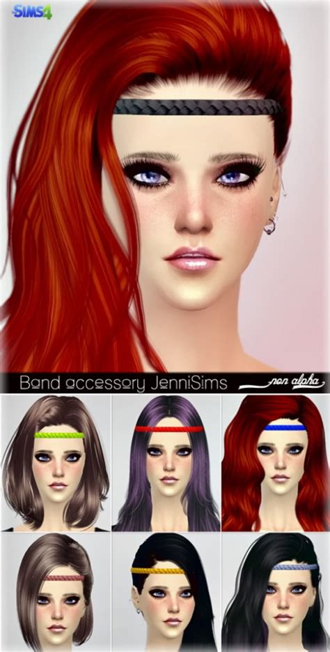 Jenni Sims New Mesh Accessory Hair Band • Sims 4 Downloads