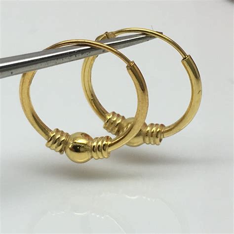 T.w.) and diamond accent hoop earrings in 14k gold (also sapphire and certified ruby) $1,000.00. Thin gold hoop earrings, men's wire hoop earrings, small ...