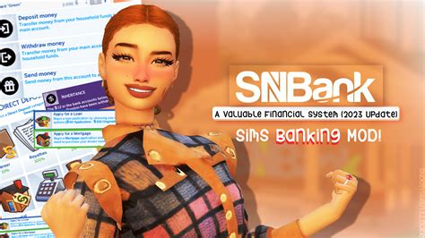 the sims 4 banking mod a valuable financial system for the game 2023 update