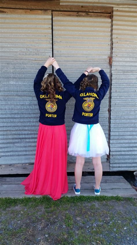 Best Friends Prom Pictures In Their Ffa Jackets Bestfriendprompictures