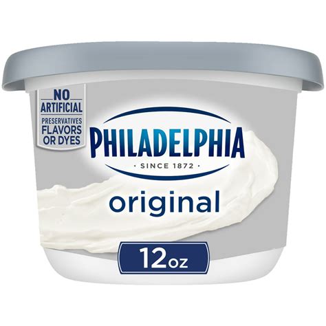 Philadelphia Original Cream Cheese Spread 12 Oz Tub