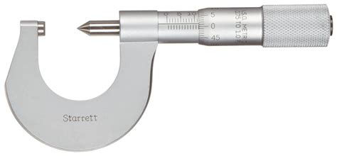 Starrett 210ap Screw Thread Comparator Micrometer Plain Thimble 0001