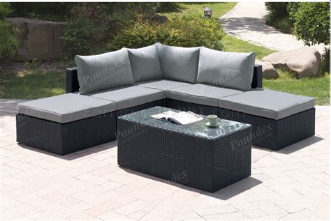 406 Outdoor Patio 6pc Sectional Sofa Set By Poundex Woptions