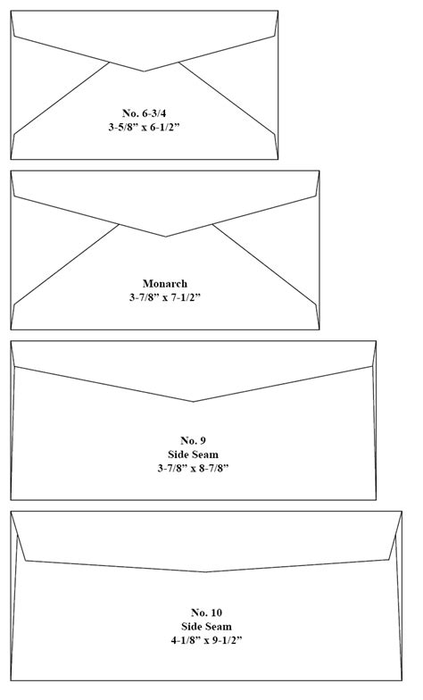 Envelopes Envelope Size Chart Paper Sizes Chart Envel Vrogue Co