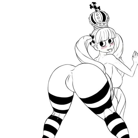 Anythinggoes Perona One Piece Animated Animated  1girl Against Wall Anus Ass Ass