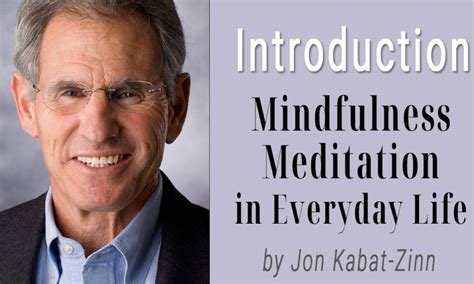 Audio Introduction Mindfulness Meditation In Everyday Life By Jon