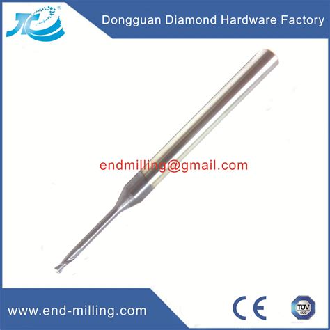 Tungsten Carbide Micro Diameter Long Neck End Mill Diamond Hardware