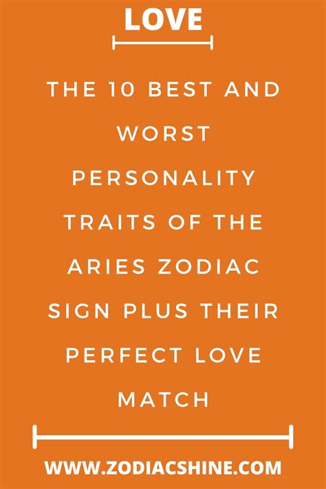 The 10 Best And Worst Personality Traits Of The Aries