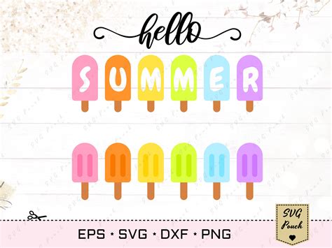 Hello Summer Popsicle Attachment Home Décor Home And Living