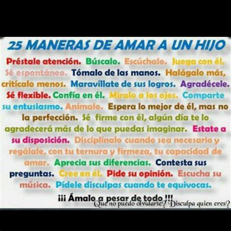 25 Maneras De Amar A Tu Hijo Mom Quotes Best Quotes Life Quotes