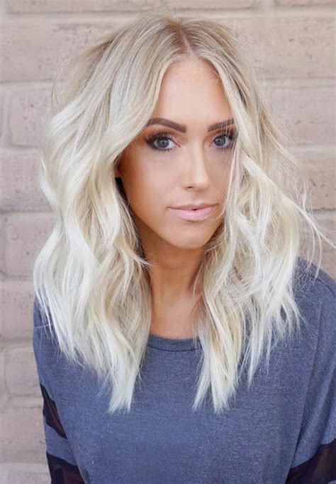 The feeling that one gets when you know you are the center of attraction is just breathtaking and worth. 107 New Platinum Blonde Hairstyles