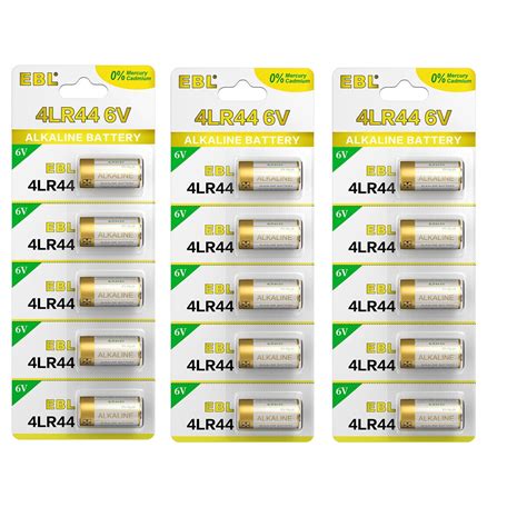 Ebl 4lr44 6v Alkaline Batteries 476a A544 4g13 Px28 Battery 15 Pack