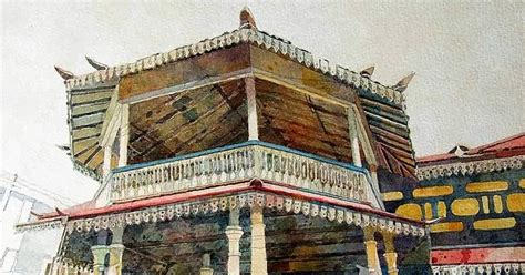 Persiaran kompleks balai islam, lundang, 15200, kota bharu, 15150 kota bharu, kelantan, malaisia. Ki-WaterColor: akitektur melayu #2 (Istana Jahar, Kota Bharu)