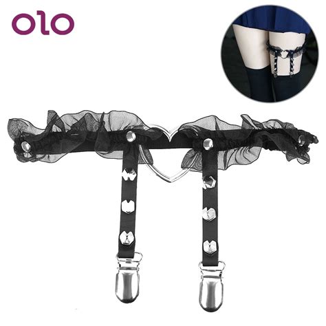 olo 1 pieces black lace stockings garter belt for the stockings adult games adult products sex