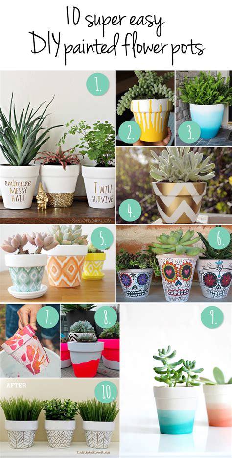 How to choose the best flower container for your home | boston design guide. 10 More DIY Flower Pot Painting Ideas — april bern