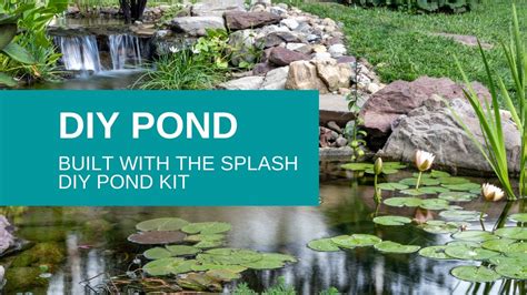 Diy Pond Built With The Splash Pond Kit Youtube