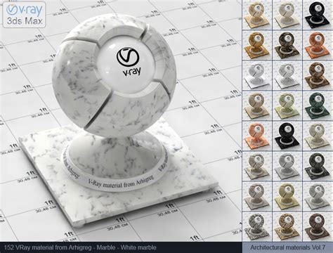 Vray Materials Marble And Vray Materials Granite