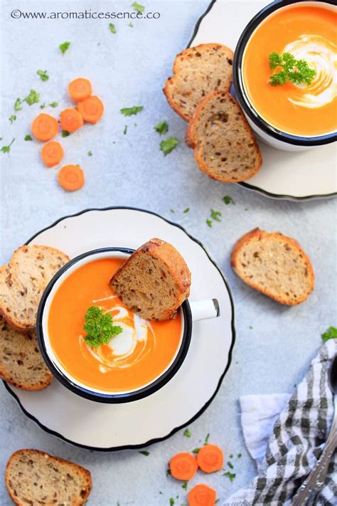 Instant Pot Carrot Soup With Ginger Vegan Carrot Ginger Soup