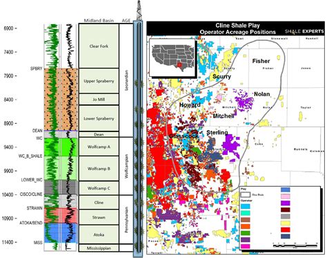 Cline Shale Overview Maps Geology Counties