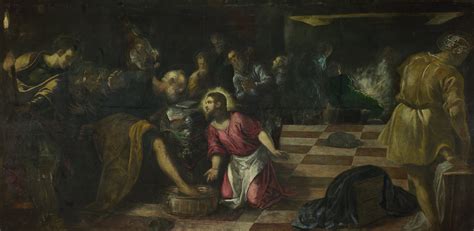 Christ Washing The Feet Of The Disciples Tintoretto