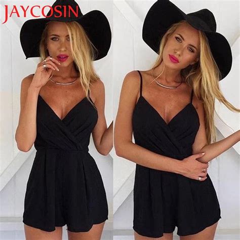 jaycosin 2017 summer rompers women sexy playsuit bodycon party jumpsuit romper trousers clubwear
