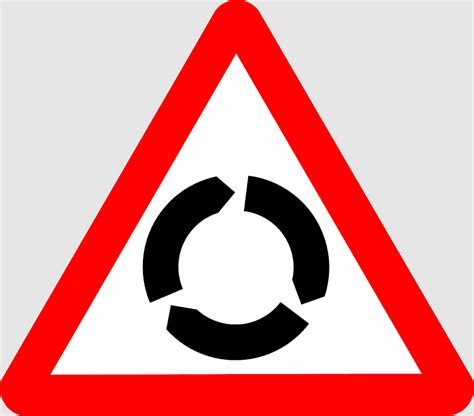 Traffic Circle Traffic Signs Regulations And General Directions Road