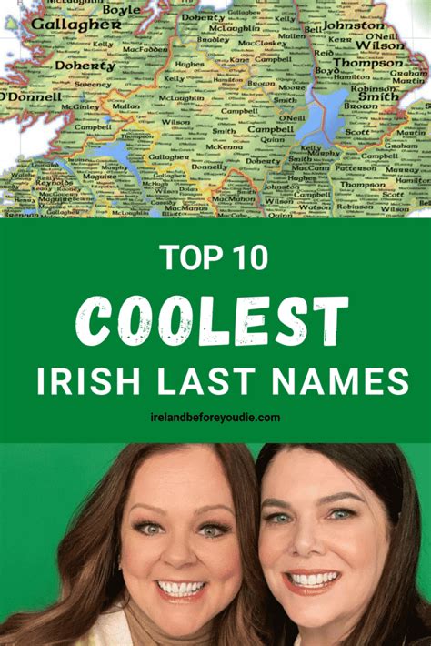 Top 10 Coolest Irish Last Names You Will Love Ranked