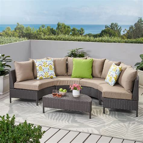 Outdoor Curved Sofa Sectional Baci Living Room