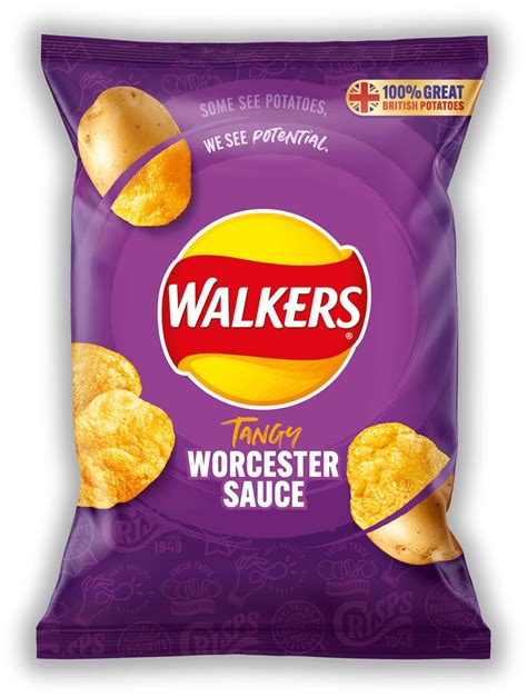 Walkers Worcester Sauce Flavoured Crisps 325g Villa Market