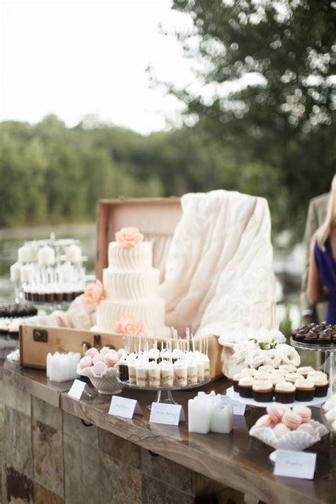 Cocoa And Fig Twin Cities Wedding Mini Dessert Table And 4