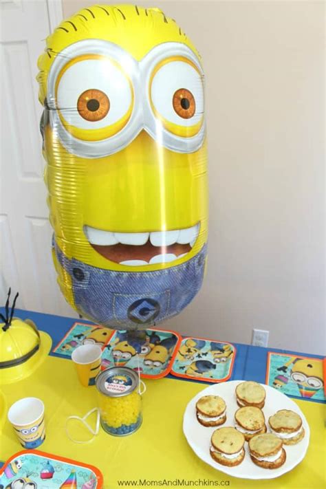 Minions Birthday Party Ideas Moms And Munchkins