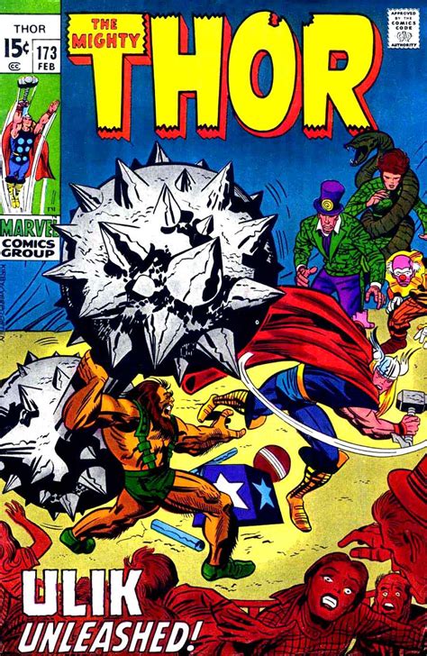 Thor 173 Jack Kirby Art And Cover Pencil Ink