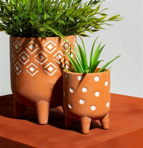 Terracotta Polka Dot Mini Planter Plant Pot Succulent Cactus Etsy Uk In 2022 House Plant
