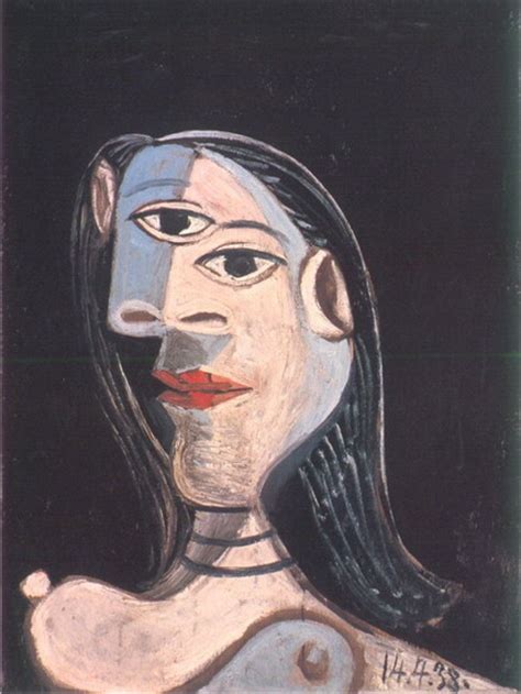 Pablo Picasso — Female Bust Dora Maar 1938