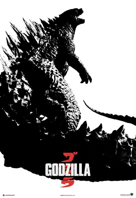 New Black And White Poster For Godzilla Goes Back To The