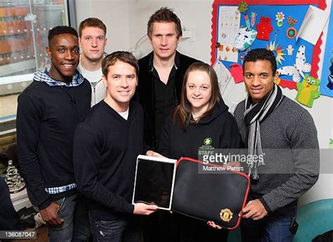 Manchester United Players Visit The Royal Manchester Childrens Hospital