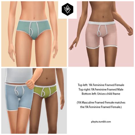 Pleyita Basic Briefs My Favourite Briefs In The Mmfinds Sims 4 Mm Cc Sims Four Sims 3